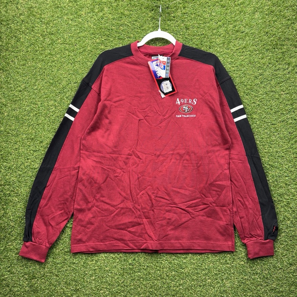 San Francisco 49ers Shirt Mens Medium NFL Pro Player Red Long Sleeve NWT